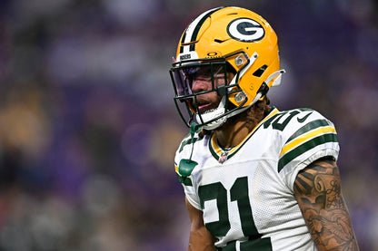 Eric Stokes GAME WORN 💪 10/10/21 PHOTO MATCHED 📸 Signed ✍️ Green Bay Packers Jersey👕 vs. Bengals Includes PSA Authenticity 🛡️