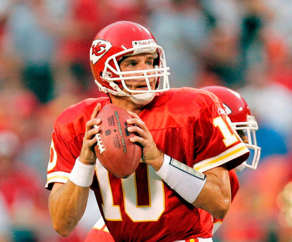 Trent Green Signed Kansas City Chiefs Full-Size Authentic On-Field Lunar Eclipse Alternate Speed Helmet Inscribed "Chiefs Kingdom"