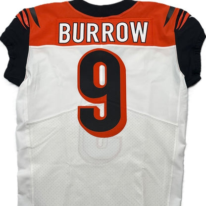 Joe Burrow Bengals Team-Issued On-Field Nike NFL Jersey Inc. Captains Patch, Hologram and COA