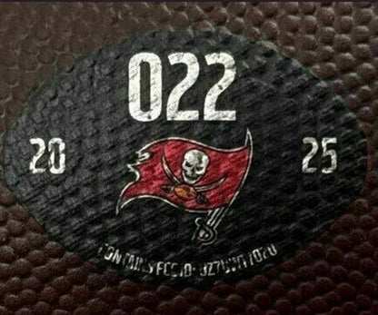 Baker Mayfield GAME USED 09/28/2025 Signed & Inscribed Tampa Bay Buccaneers Ball vs Philadelphia Eagles Also includes Proof of Authenticity 🛡️