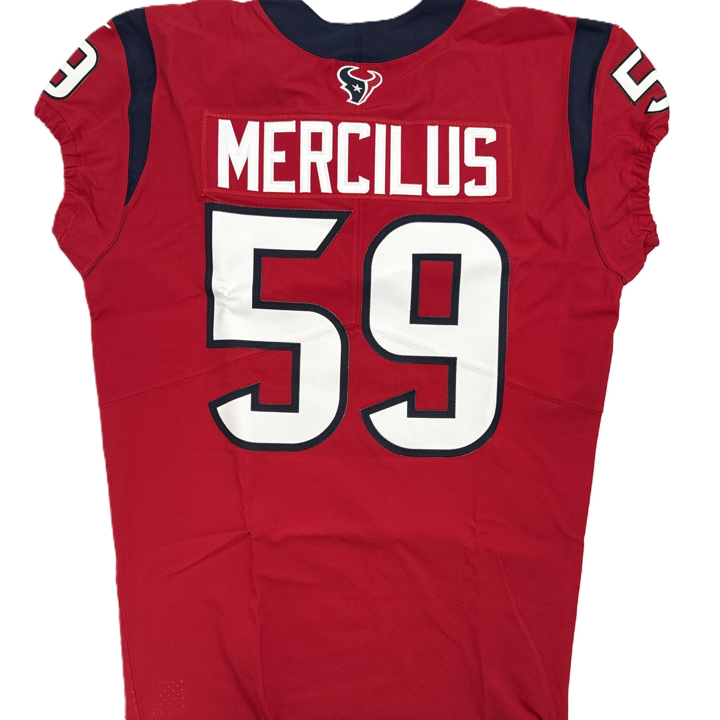 Whitney Mercilus Team-Issued Houston Texans 🐂 Nike NFL Jersey 👕 includes COA 🛡️