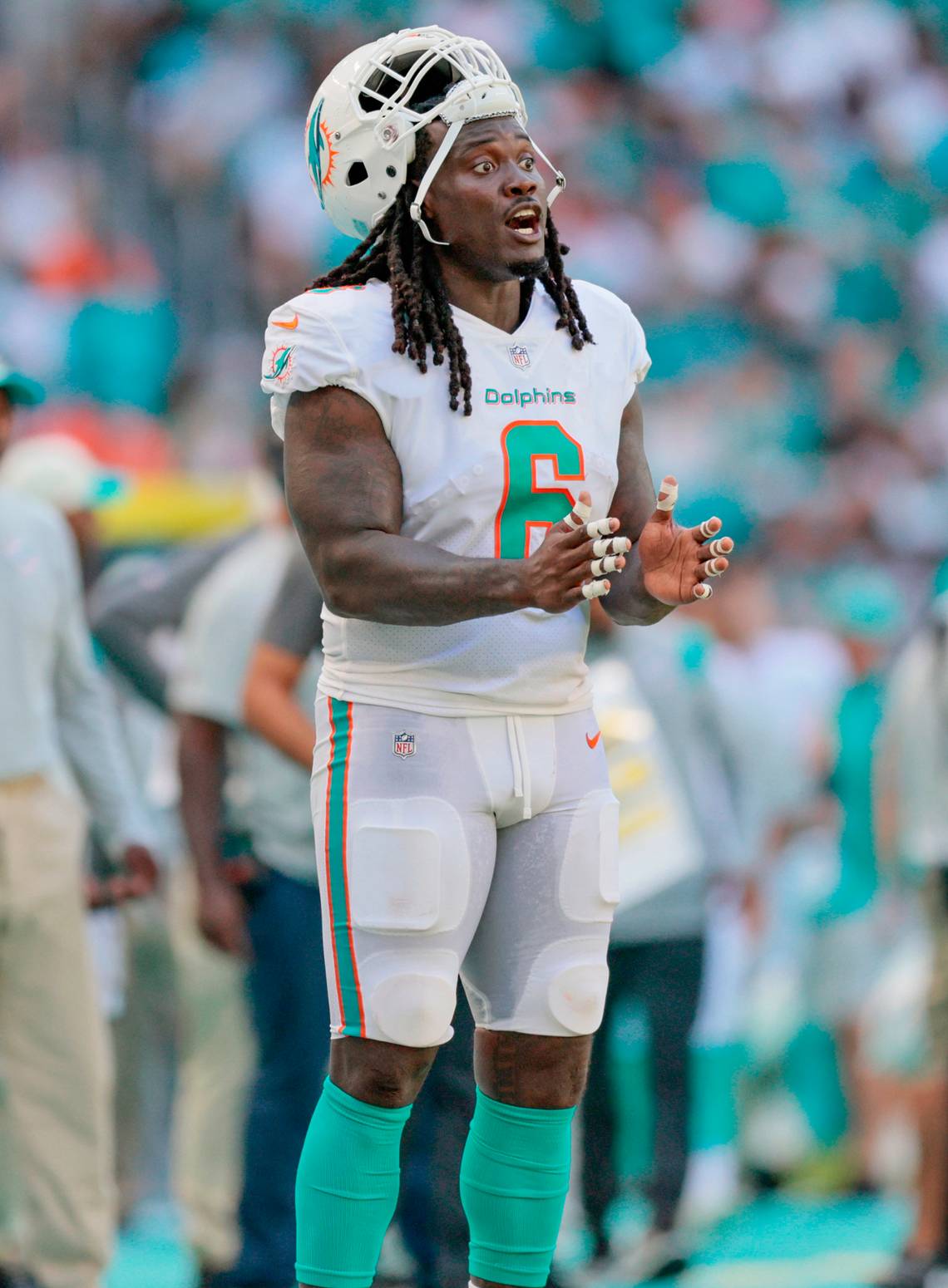 Melvin Ingram GAME ISSUED 💪 Miami Dolphins 🐬 Nike On-Field NFL Jersey👕 Inc. PSA Authenticity 🛡️