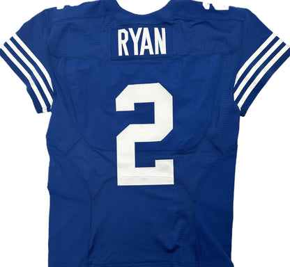 Matt Ryan Team-Issued Indianapolis Colts Nike NFL Jersey Includes COA and Captain's Patch