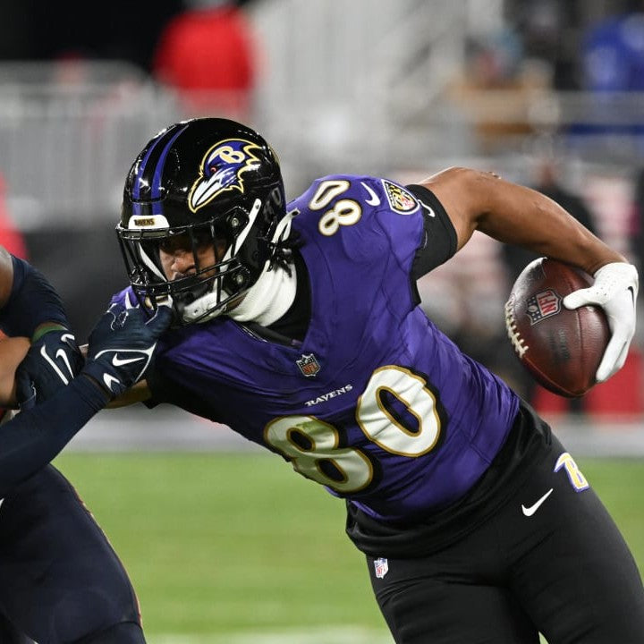 Isaiah Likely Signed🖊️GAME USED💪12/21/24 Baltimore Ravens💜NFL Ball Inscribed 1 TD🏈vs Steelers (Ravens Win)
