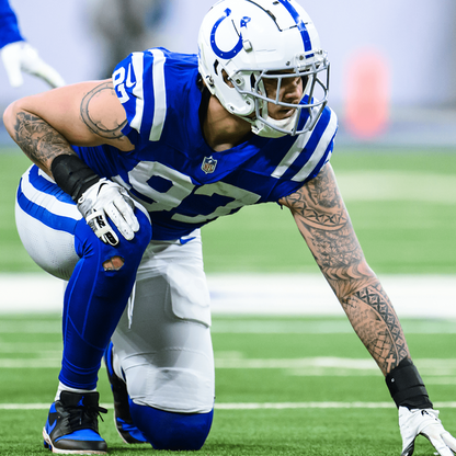 Laiatu Latu SIGNED GAME ISSUED 💪 Indianapolis Colts Nike NFL Jersey 👕 Also includes COA