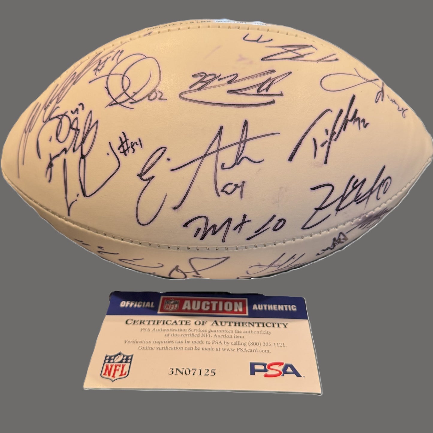 NFL Multi-Signed Pro Bowl Games Wilson Football inc. 20+ Signatures – Rare Collector’s Item💥Russell Wilson, AJ Green, Richard Sherman, Suan Lee, Julio Jones + many more
