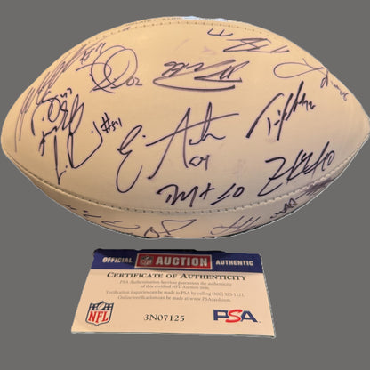 NFL Multi-Signed Pro Bowl Games Wilson Football inc. 20+ Signatures – Rare Collector’s Item💥Russell Wilson, AJ Green, Richard Sherman, Suan Lee, Julio Jones + many more