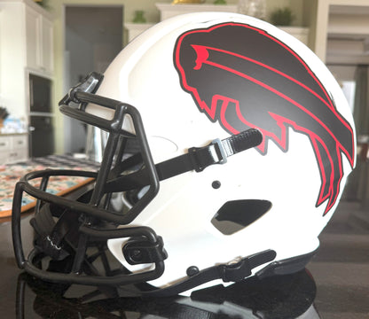 JOSH ALLEN Signed✍️Buffalo Bills🦬Full-Size Authentic On-Field Lunar Eclipse Alternate Speed Helmet (Beckett)
