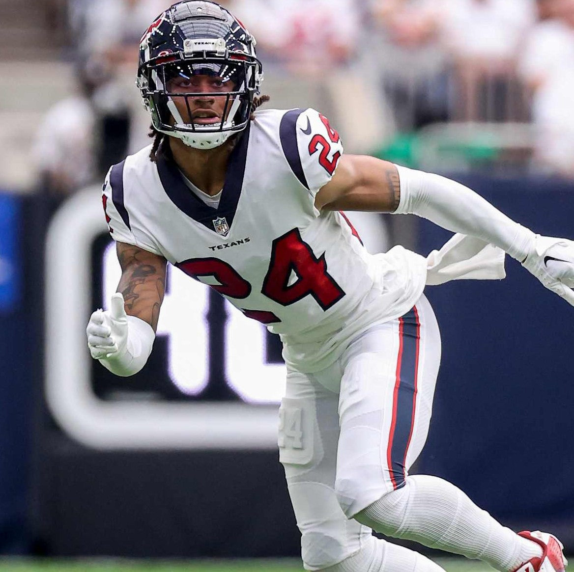 Derek Stingley Jr Team Issued Houston Texans 🐂 Nike NFL Jersey Also includes COA 🛡️