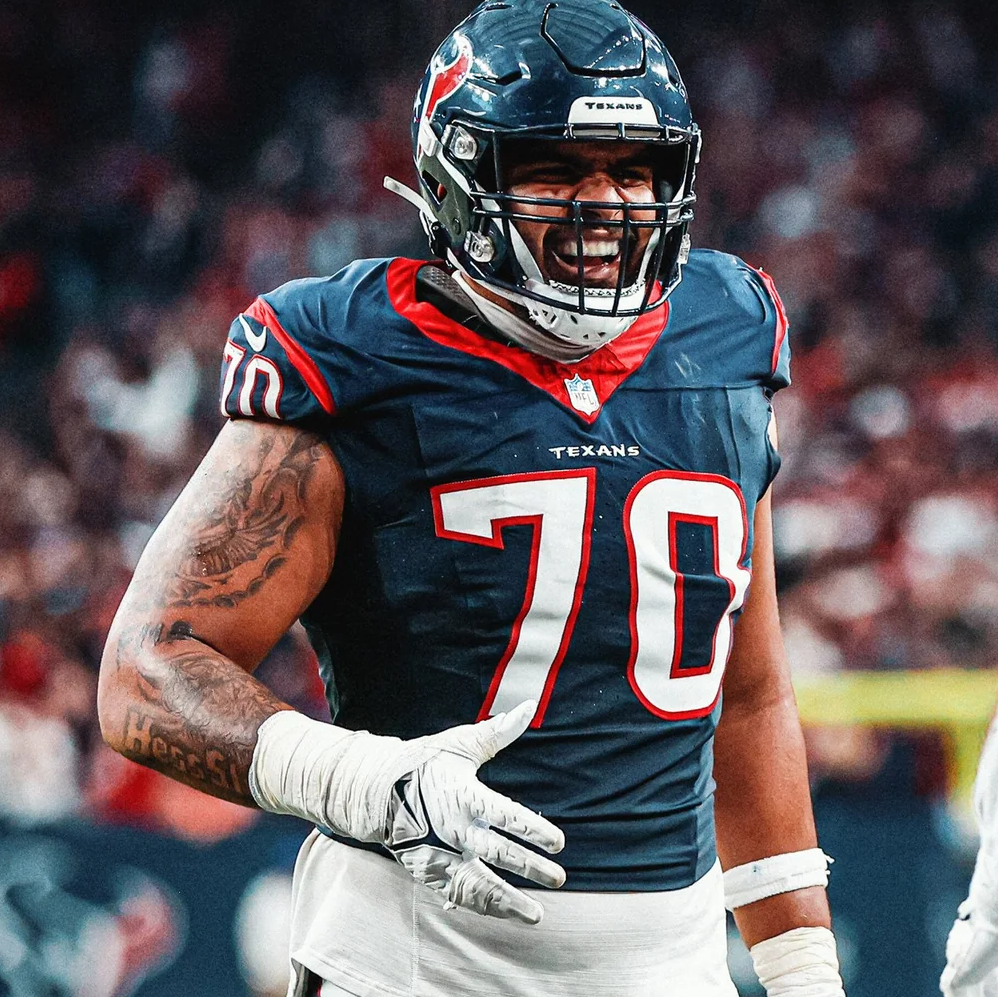 Juice Scruggs Team Issued 💥 Houston Texans 🐂 Nike NFL Jersey Also includes COA 📄