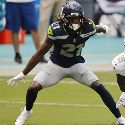 Tre Flowers GAME-WORN💪09/19/2021 Seattle Seahawks NFL Jersey👕vs.Titans | Inc.COA📏