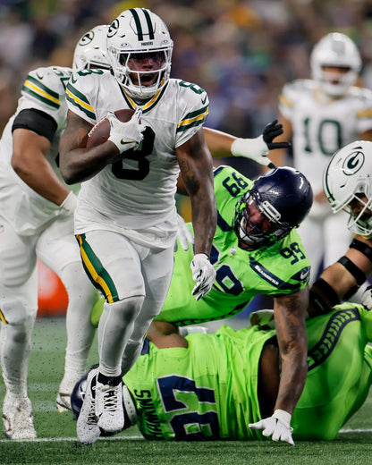 Johnathan Hankins GAME-WORN💪12/15/24 Seattle Seahawks NFL Color Rush Jersey👕vs. Green Bay Packers Inc.COA