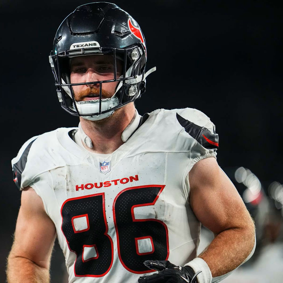 Dalton Schultz GAME WORN 11/16/25 Houston Texans 🐂 Nike NFL Jersey 👕 vs Tennessee Titans Also includes COA