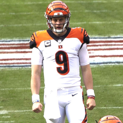Joe Burrow Bengals Team-Issued On-Field Nike NFL Jersey Inc. Captains Patch, Hologram and COA