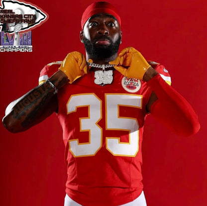 Jaylen Watson GAME WORN 💪 10/12/25 Kansas City Chiefs NFL Jersey 🎽 vs. Lions inc. COA 🛡️