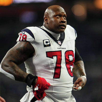 Laremy Tunsil Team/Game Issued Houston Texans 🐂 Nike NFL Jersey👕Also includes COA📄🛡️