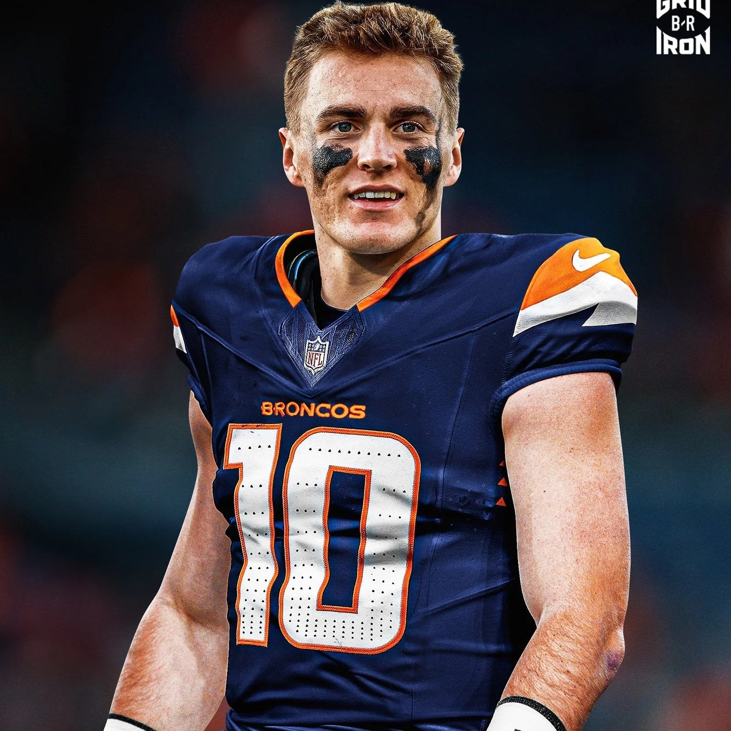 BO NIX Signed ✍️ Denver Broncos 🐎 NIKE Limited NFL Jersey - Sports Memorabilia🏈 Inc. Authentication 🛡️