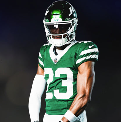 Azareye'h Thomas GAME WORN 💪 10/12/25 New York Jets Nike NFL Jersey vs Denver Broncos Also includes PSA Authentication