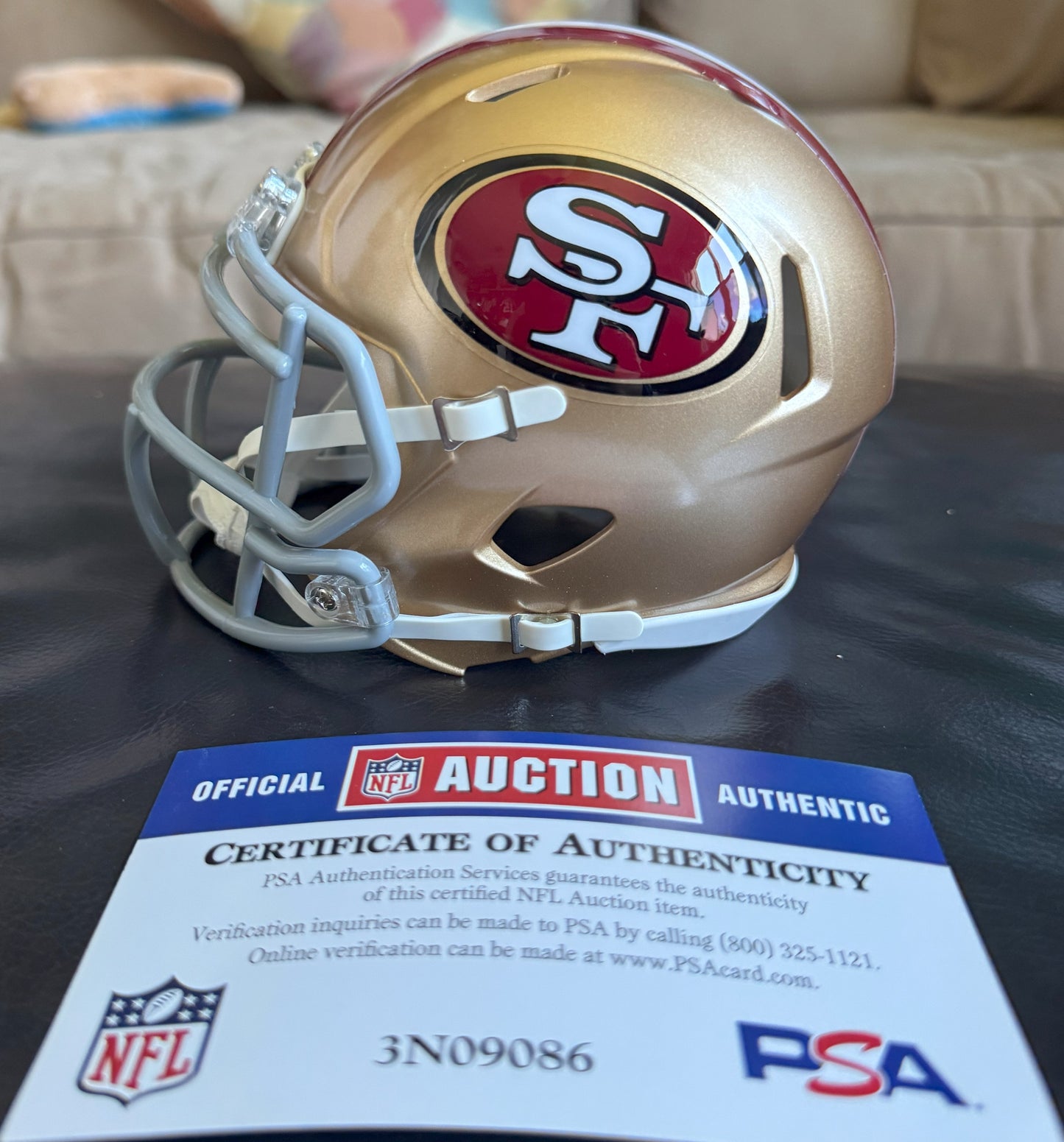 Bryant Young Signed🖊️San Francisco 49ers mini Helmet ✍️