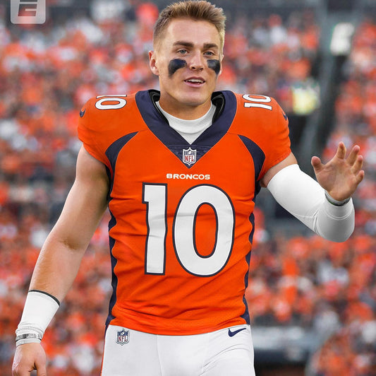BO NIX Hand Signed ✍️ Denver Broncos Nike AUTHENTIC NFL Jersey Inc. PSA COA 🛡️