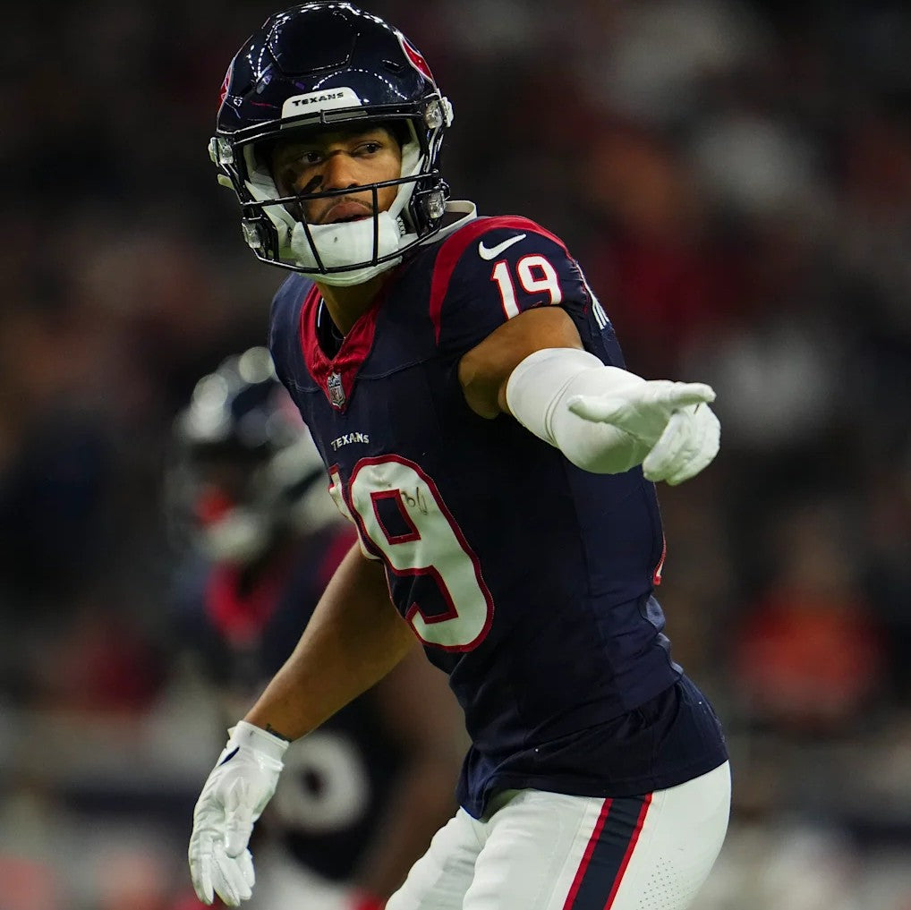 Xavier Hutchinson GAME WORN 11/09/25 Houston Texans Nike NFL Jersey 👕vs Jacksonville Jaguars Also includes COA