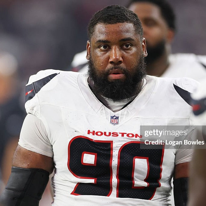 Sheldon Rankins GAME WORN 🔥10/20/25 Houston Texans Nike NFL Jersey 👕 vs Seattle Seahawks Inc. COA