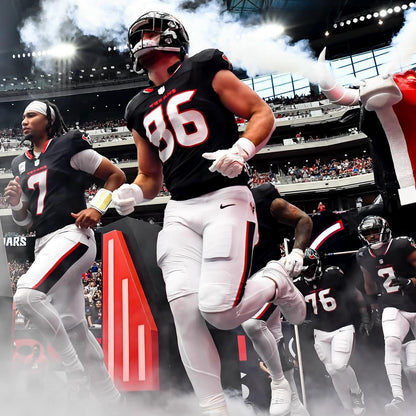 Dalton Schultz GAME WORN 💪 Houston Texans 🐂 Nike NFL Jersey👕 Salute to Service Game Also includes COA 🛡️