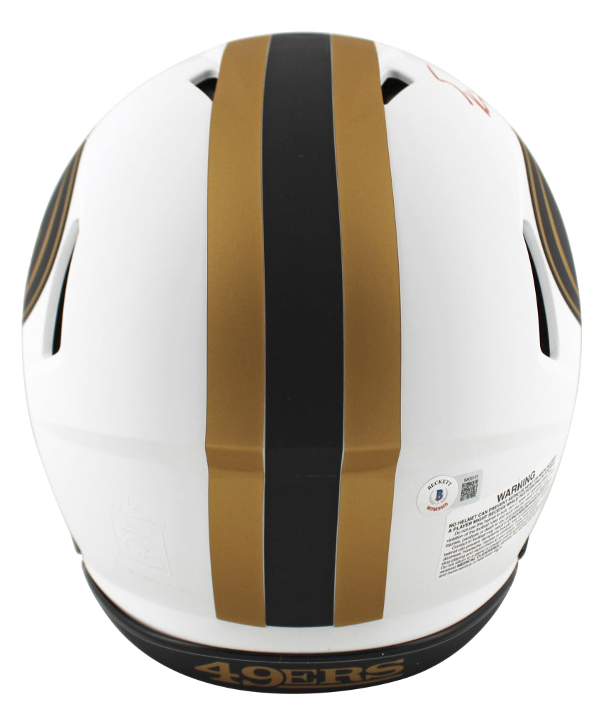 George Kittle Signed🖊️San Francisco 49ers  Full-Size Authentic On-Field Lunar Eclipse Alternate Speed NFL Helmet🛡️