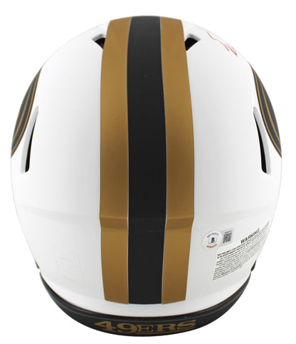 George Kittle Signed🖊️San Francisco 49ers  Full-Size Authentic On-Field Lunar Eclipse Alternate Speed NFL Helmet🛡️