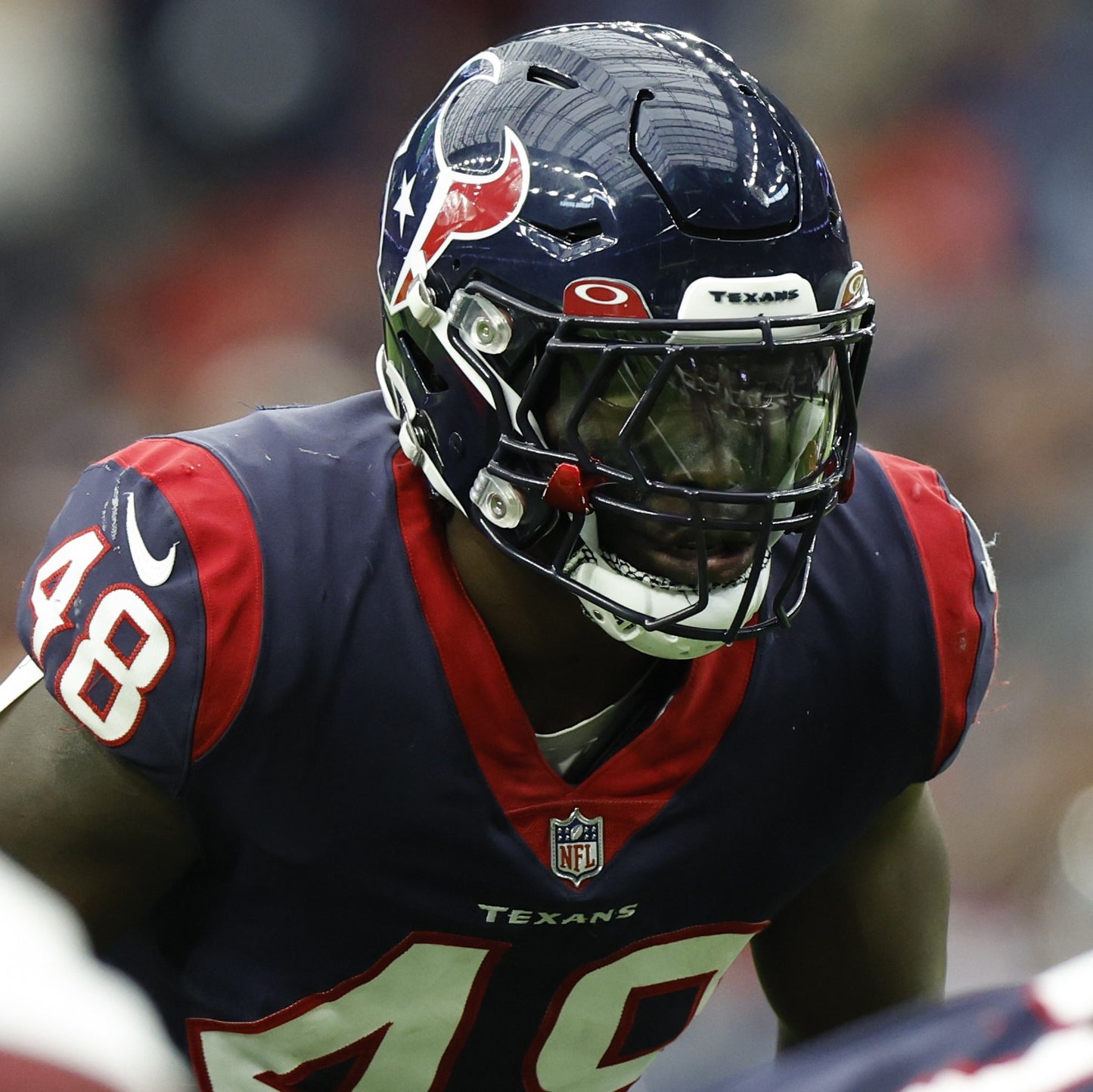 Christian Harris TEAM-ISSUED 💪 Color Rush 🎨 Houston Texans NFL Jersey 👕 Also Inc. COA🛡️