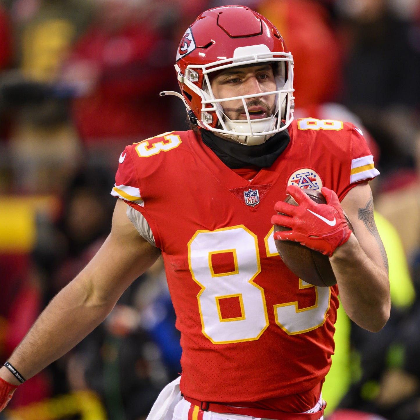 Noah Gray GAME WORN 10/12/25 Kansas City Chiefs NFL Jersey vs. Lions inc. COA🛡️