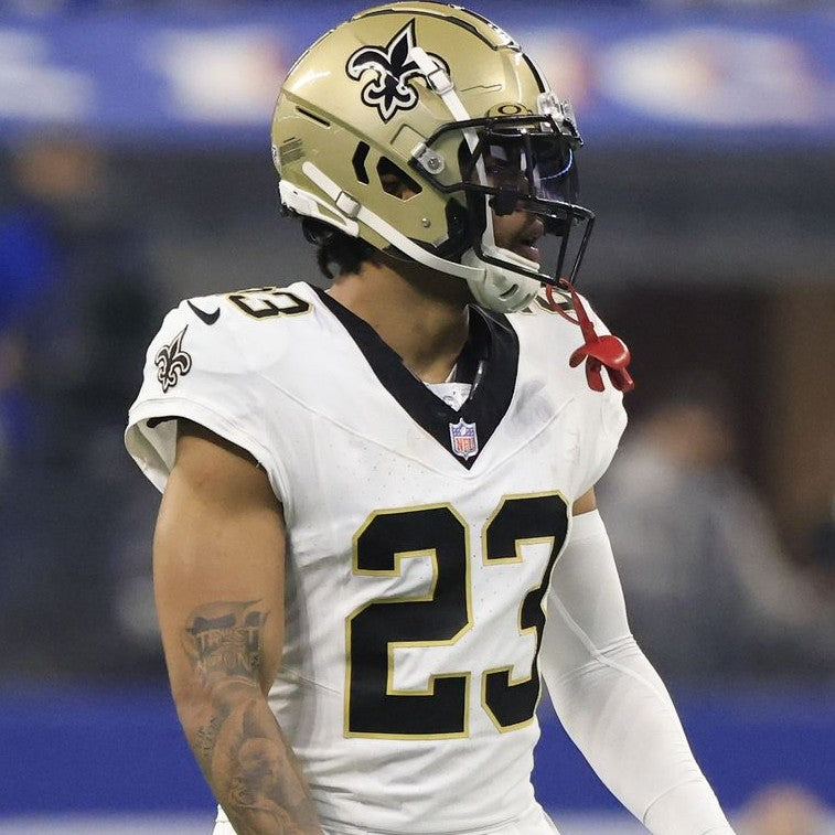 Marshon Lattimore GAME WORN 💪 10/07/24 PHOTO MATCHED 📸 New Orleans Saints ⚜️ Nike NFL Jersey🎽 vs. Kansas City Chiefs - PSA Authenticated 🛡️