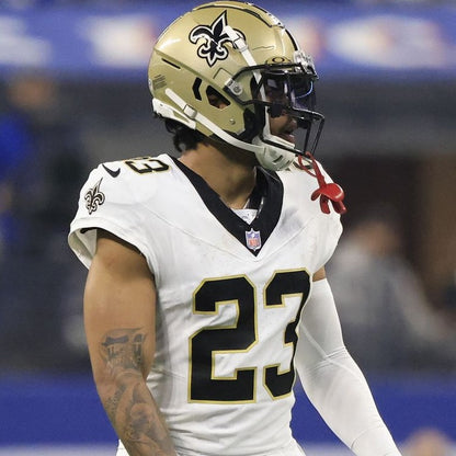 Marshon Lattimore GAME WORN 💪 10/07/24 PHOTO MATCHED 📸 New Orleans Saints ⚜️ Nike NFL Jersey🎽 vs. Kansas City Chiefs - PSA Authenticated 🛡️