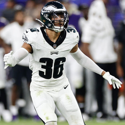 Tristan McCollum GAME WORN💪09/06/2024 Philadelphia Eagles🦅Nike NFL Jersey👕vs. Green Bay Packers in São Paulo Brazil 🇧🇷