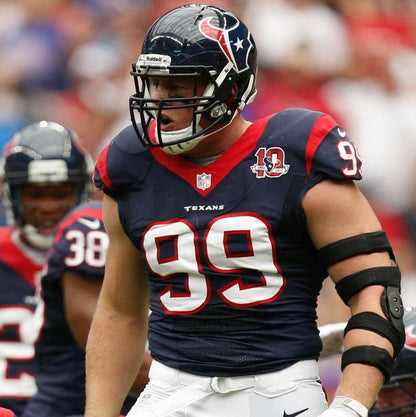 J.J. Watt TEAM ISSUED 🔥 Color Rush Houston Texans 🐂 Nike NFL Jersey 👕 inc COA 🛡️