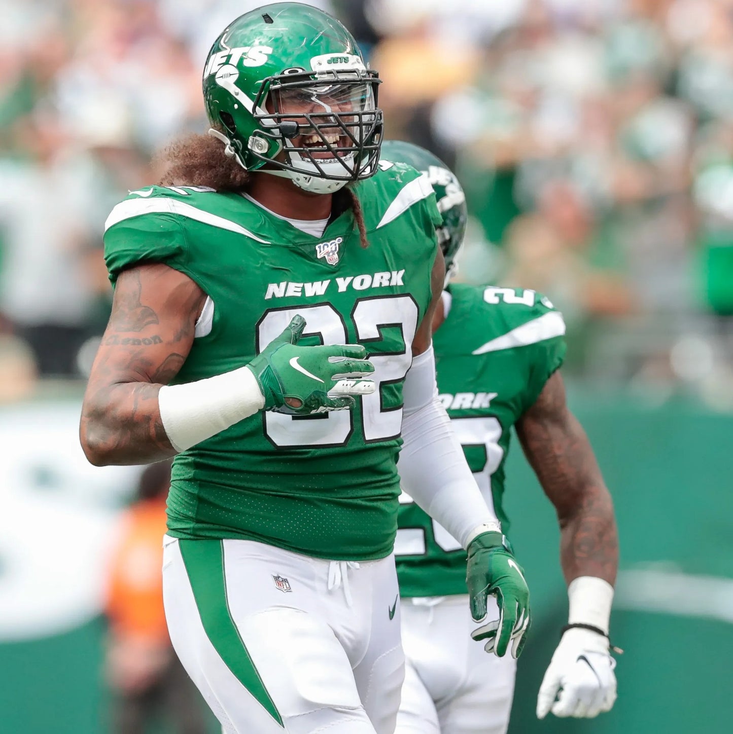 Leonard Williams GAME USED/WORN 💪 New York Jets Nike NFL Jersey 👕 with PSA Authenticity🛡️