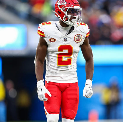 Joshua Williams GAME-USED💪09/05/25 Kansas City Chiefs NFL Jersey vs. Los Angeles Chargers