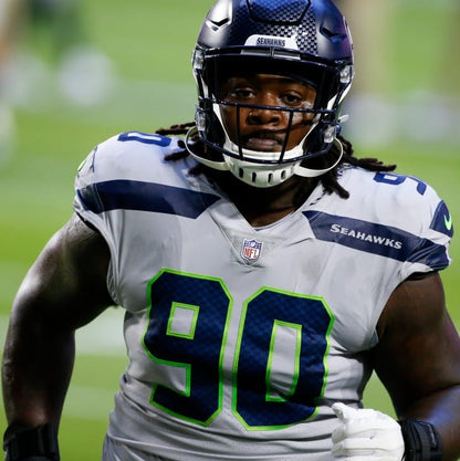 Jarran Reed GAME WORN 💪 12/08/2024 Seattle Seahawks NFL Jersey 👕 vs. Arizona Cardinals 🐦 Inc. COA