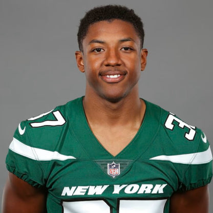 Bryce Hall Hand Signed AUTHENTIC 💪 New York Jets Jersey 👕 Also includes Professional Sports Authenticator COA 🛡️