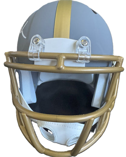 Roman Wilson Signed ✍️Pittsburgh Steelers Speed mini Helmet Includes Beckett Authenticity🛡️
