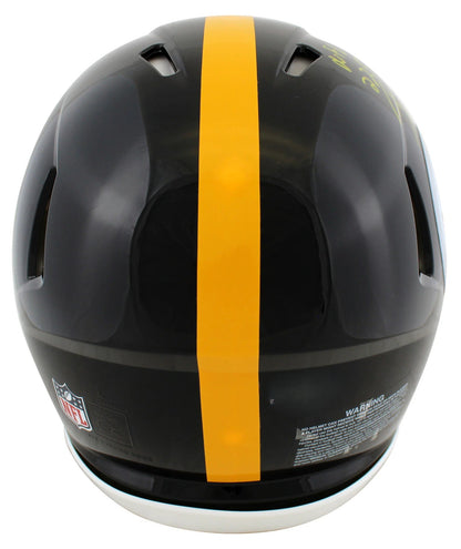 T. J. Watt Signed ✍️ Pittsburgh Steelers Full-Size Proline NFL Speed Helmet Inc. Inscription and COA 🛡️