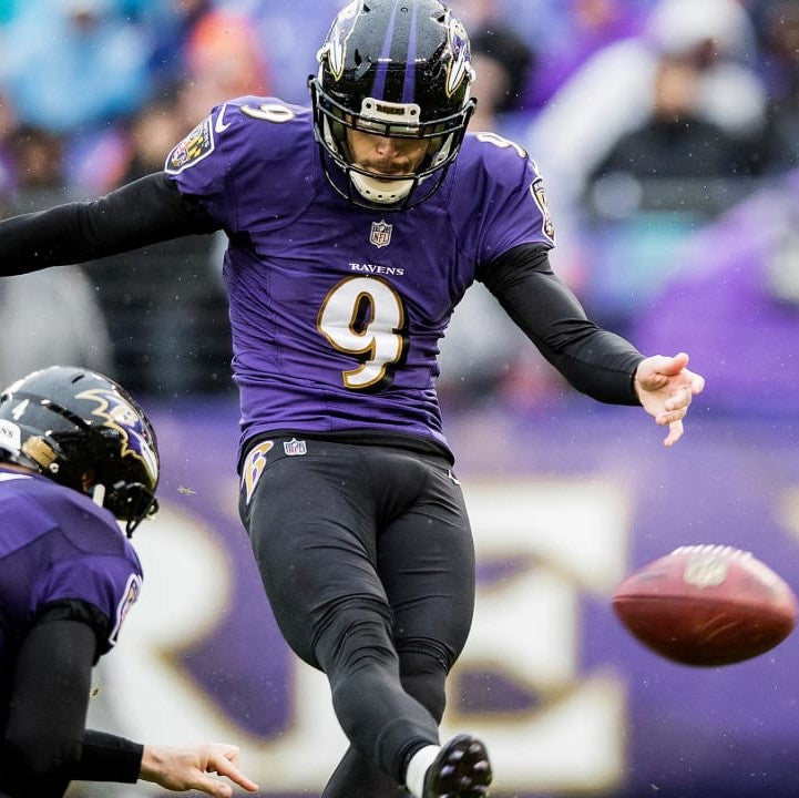 Justin Tucker GAME-WORN💪09/15/24 Baltimore Ravens💜NFL Jersey vs. Las Vegas Raiders +COA