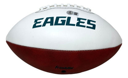 Josh Sweat Signed Philadelphia Eagles NFL Super Bowl Logo Football Inscribed SB LIX Champs