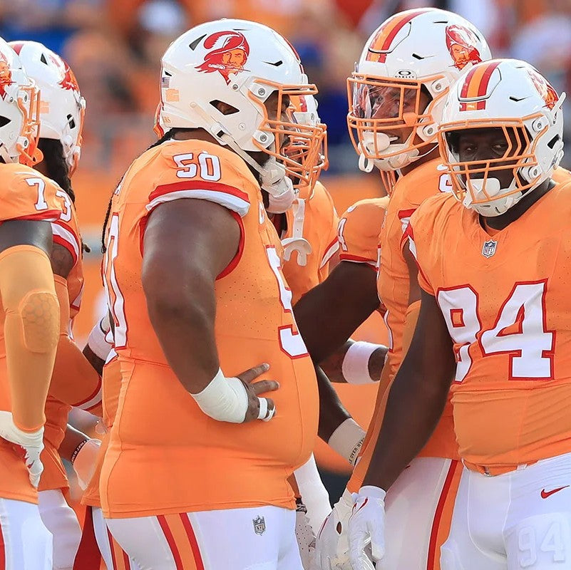Vita Vea GAME-ISSUED💪Tampa Bay Buccaneers On-Field NFL Creamsicle🟧Jersey👕