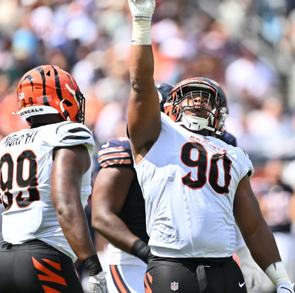 Kris Jenkins Jr. GAME-WORN 09/07/25💪Cincinnati Bengals🐅NFL Jersey vs Cleveland Browns