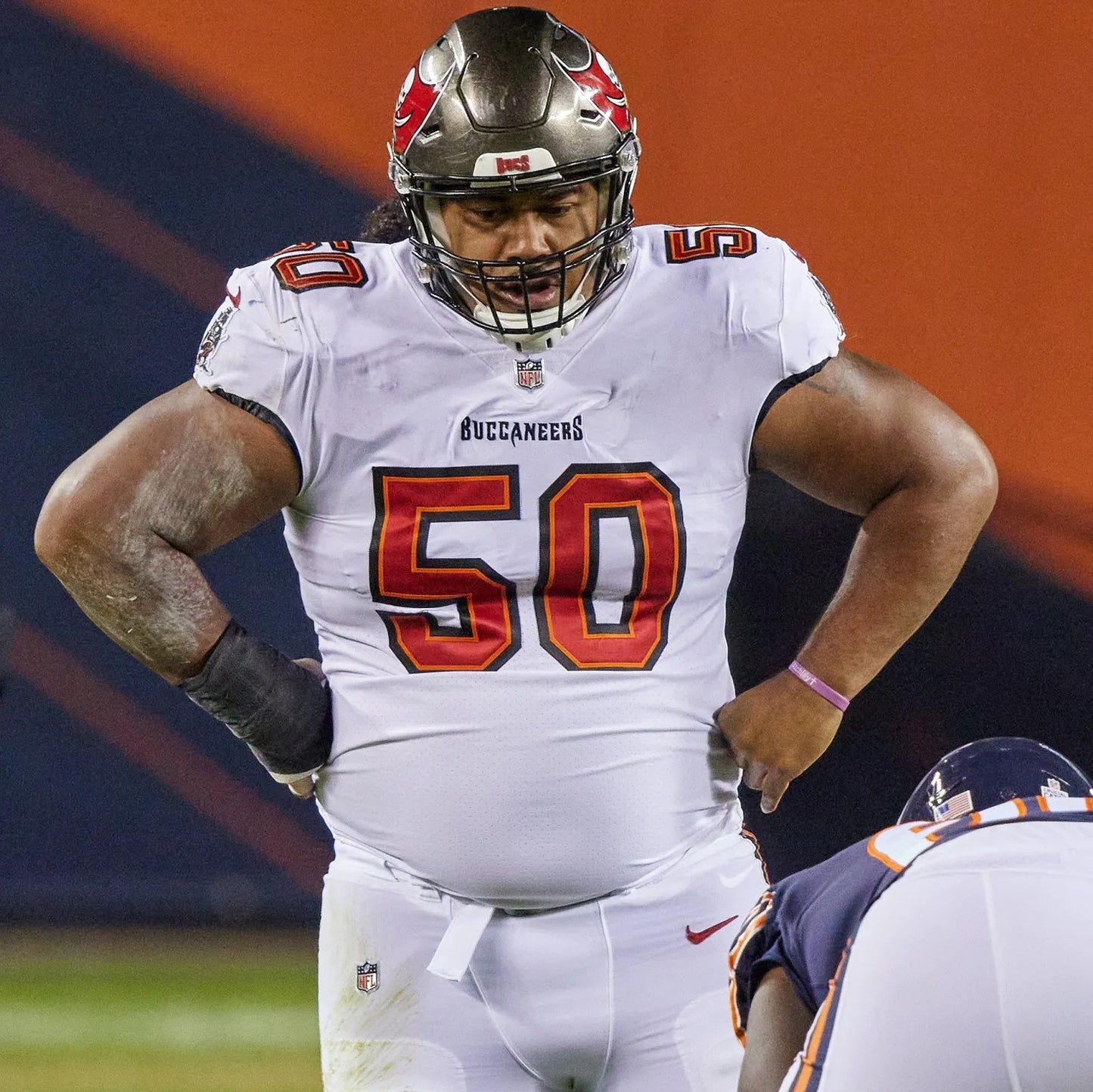 Vita Vea GAME-ISSUED💪Tampa Bay Buccaneers On-Field Nike NFL Jersey🎽Inc.COA📄
