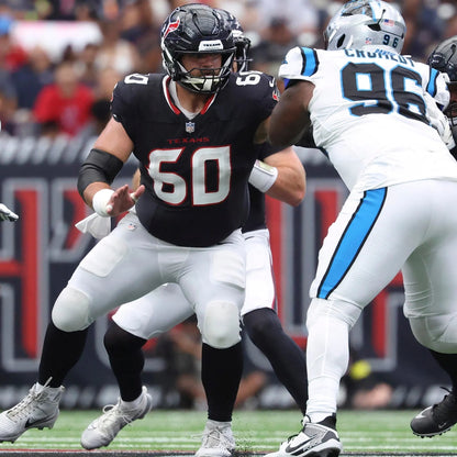 Jake Andrews GAME WORN 💪 09/07/2025 Houston Texans Nike NFL Jersey 🎽 vs. Los Angeles Rams🐏Also includes COA 🛡️