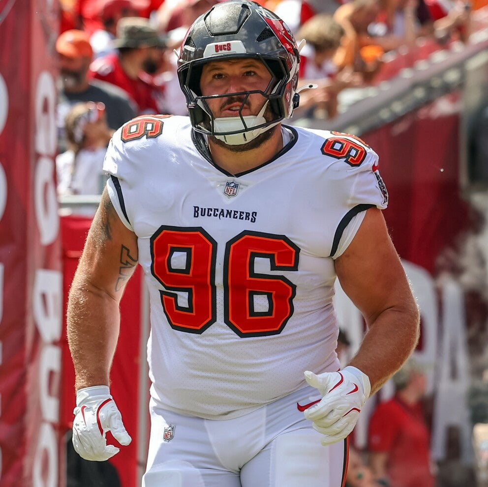 Greg Gaines GAME-WORN 8/23/25 Tampa Bay Buccaneers OnField NFL Jersey vs.Bills