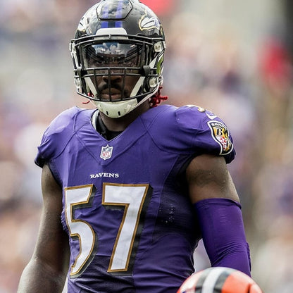 C.J. Mosley GAME WORN 💪 10/09/16 Baltimore Ravens Nike NFL Jersey 👕 vs Commanders inc. COA 🛡️