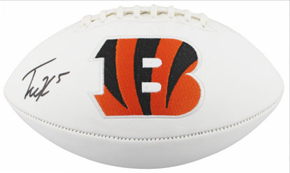 Tee Higgins Signed Cincinnati Bengals Logo Football - NFL Sports Memorabilia